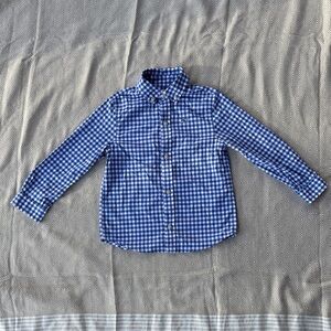 3t Vineyard Vines Blue Checkered Kids Shirt